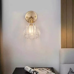 Wandlamp – Retro stijl – Glas tulpenknop, energiezuinig ontwerp