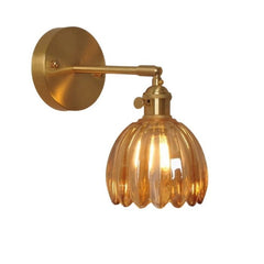 Wandlamp – Retro stijl – Glas tulpenknop, energiezuinig ontwerp