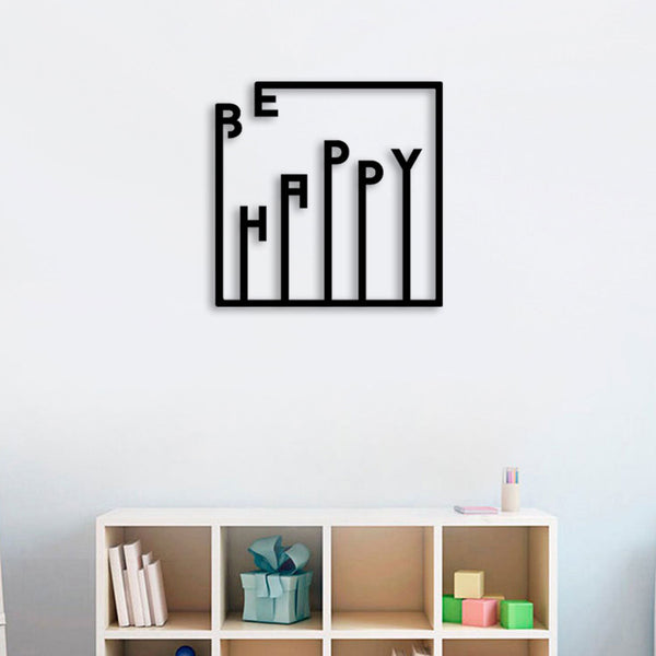 Metalen wanddecoratie – Inspirerende Boodschap – Duurzaam Ontwerp