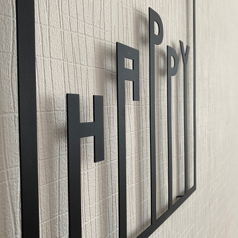 Metalen wanddecoratie – Inspirerende Boodschap – Duurzaam Ontwerp