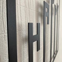 Metalen wanddecoratie – Inspirerende Boodschap – Duurzaam Ontwerp